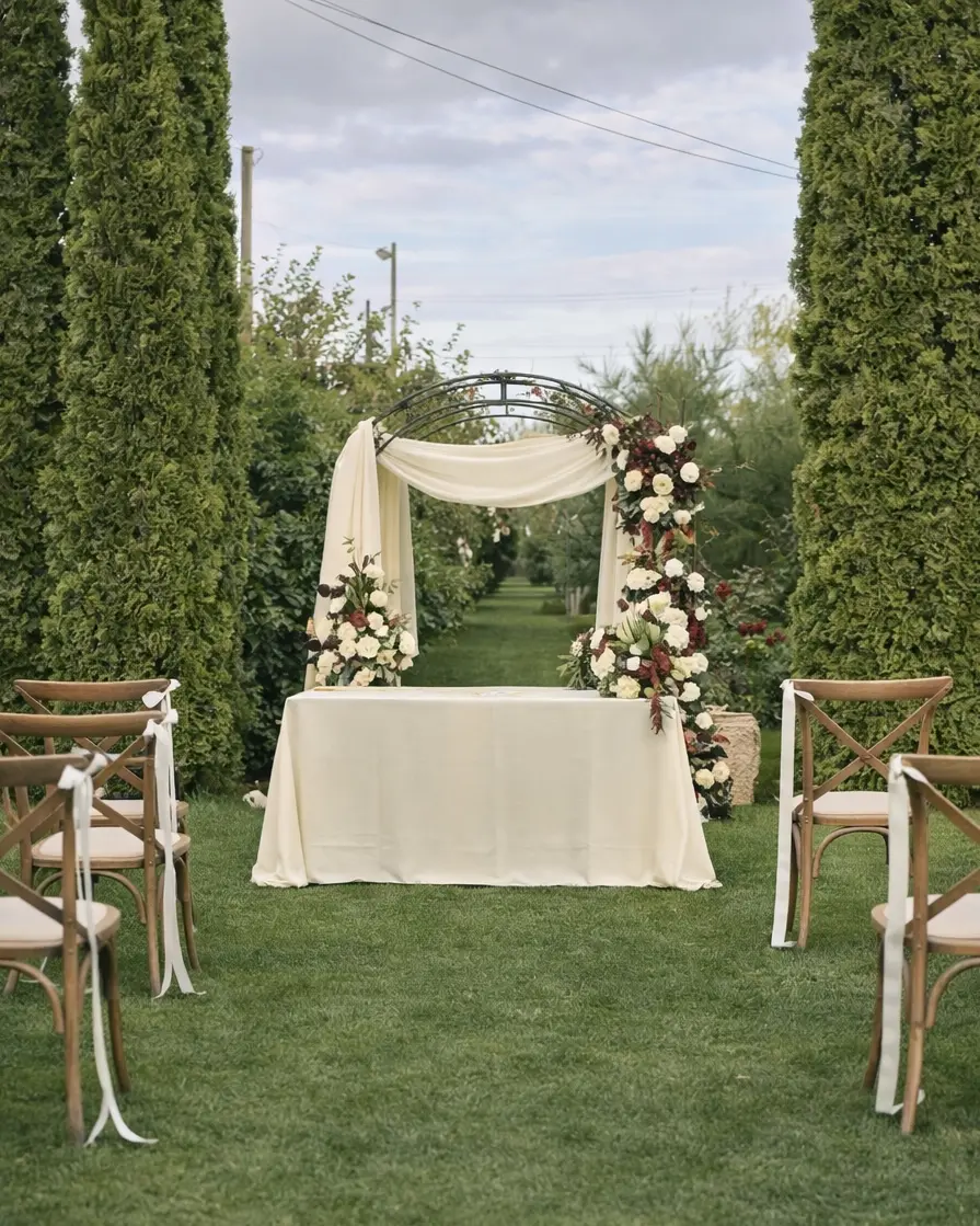 Ceremonie în grădină Brașov